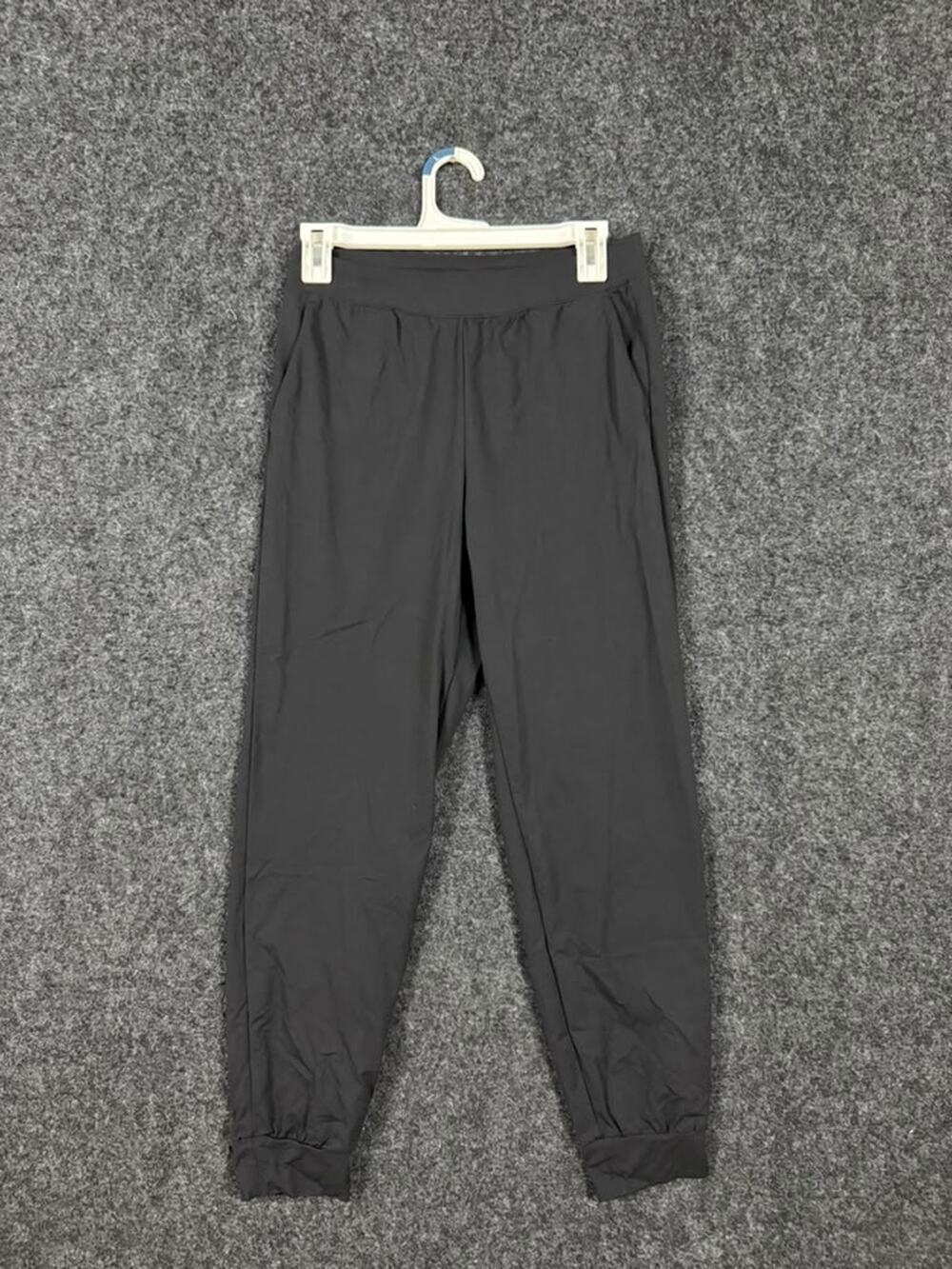 Uniqlo AIRism Womens Small Black Jogger Pants Stretch Elastic Waist Activewear